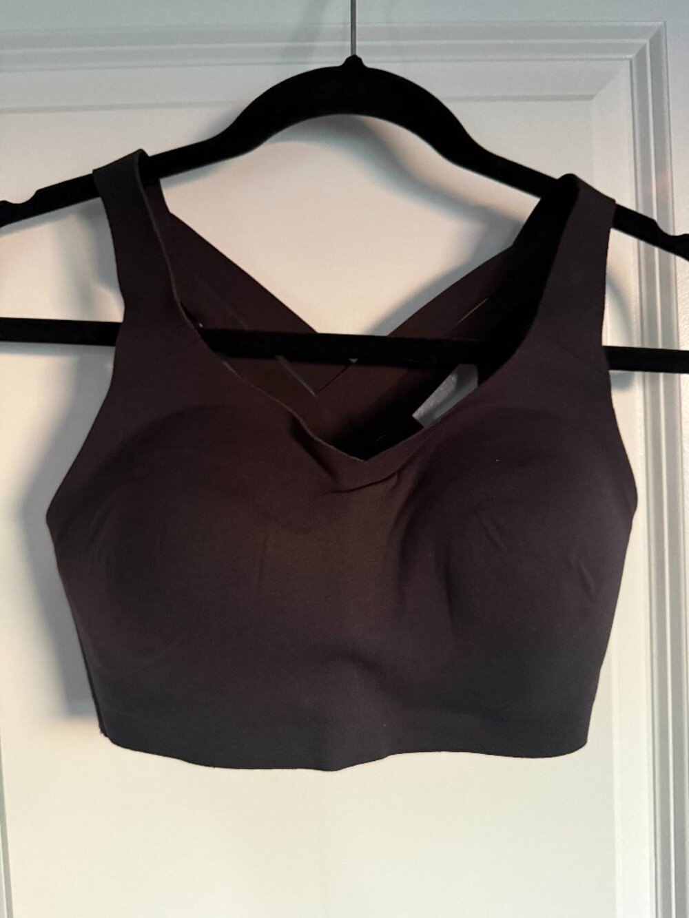 Lululemon Black Enlite Bra Weave-Back High Support Sports Bra D32 32D